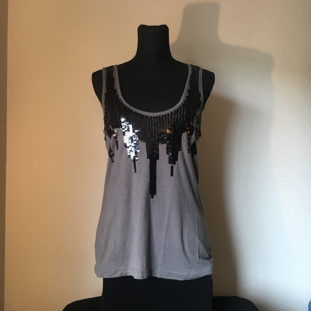 Black Sequined top